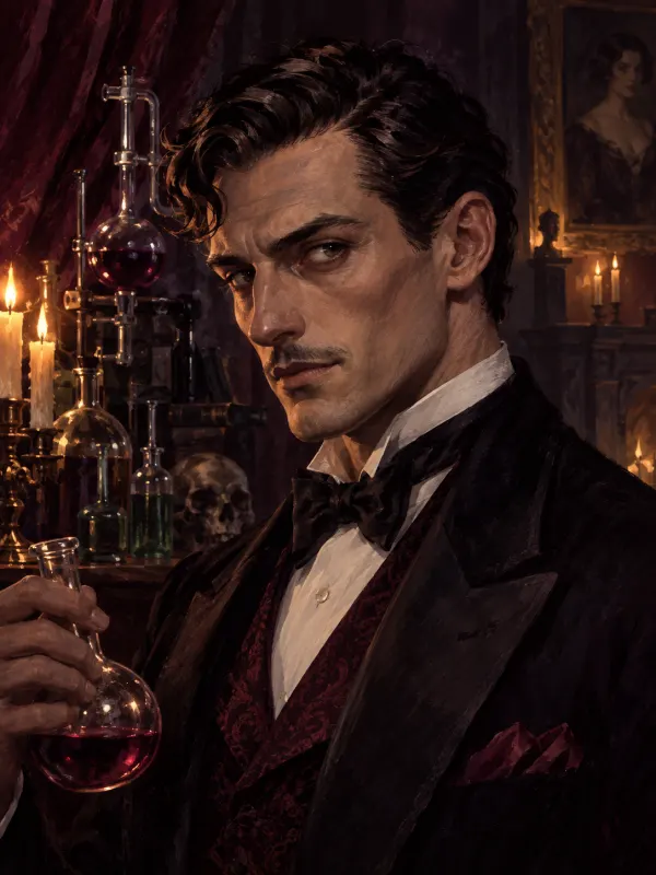 Mr. Felix Nightshade, the chemist with dangerous experiments